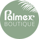 Logo officiel Boutique Palmex - Entreprise québécoise de toiture tropicale en feuilles de palmier synthétiques
