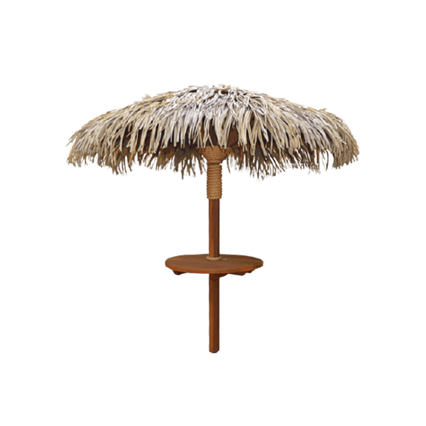 Parasol en bois de type palapa en feuilles de palmier synthétiques - Boutique Palmex